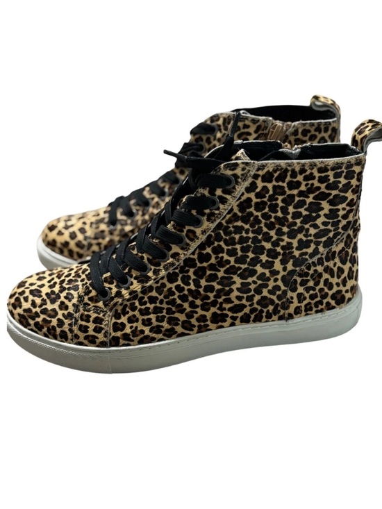 Matisse Shoes - Matisse Entice leopard print calf hair high-top sneakers Size 8M